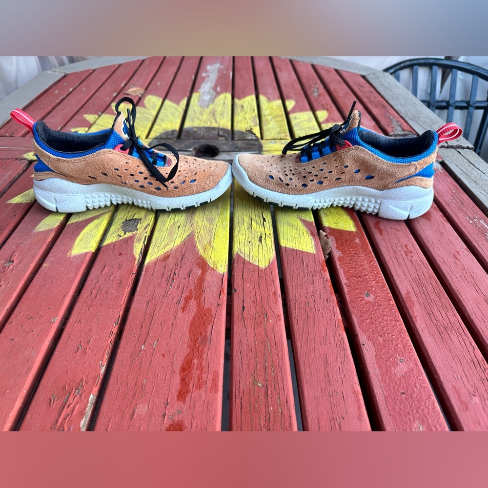 🤎♥️💙🏃♀️🏃♂️NIKE FREE RUN TRAIL DARK RUSSET RED RUNNING SHOES - Picture 5 of 16